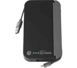 TECHLINK ReCharge 12000 Portable Power Bank - Black